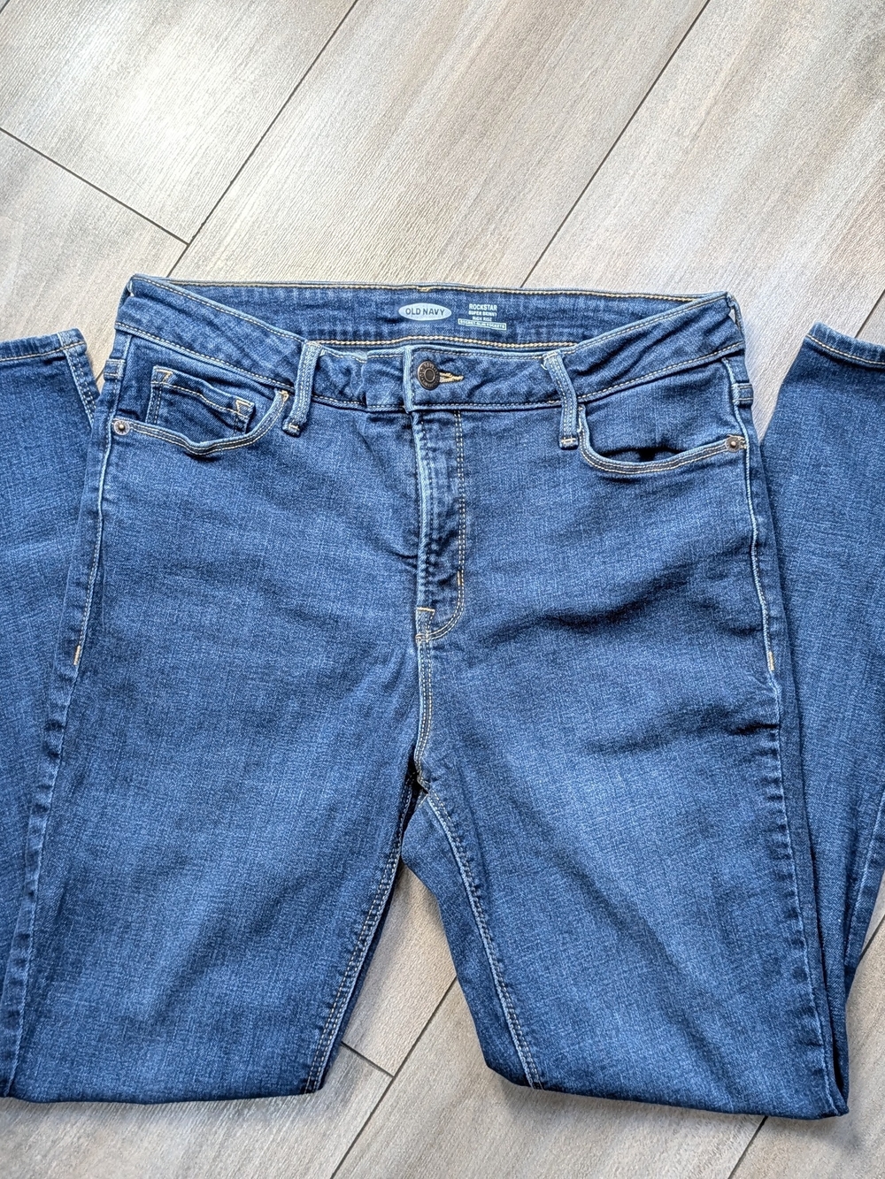 Old Navy Women's Rockstar Super Skinny High Rise Stretch Jeans